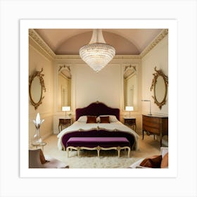 Bedroom In Paris Art Print