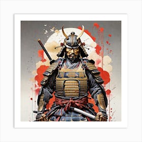 Samurai Warrior 3 Art Print