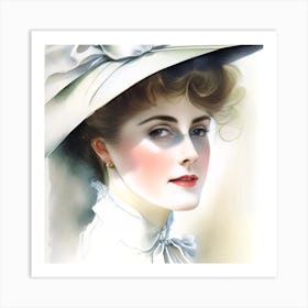 Victorian Woman Art Print