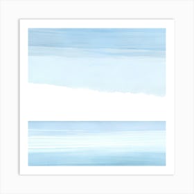 Watercolor Of The Ocean 2 Art Print