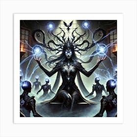 Queen Sorath Mind Control Art Print