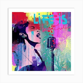 Billie - Life is Beautiful Art Print