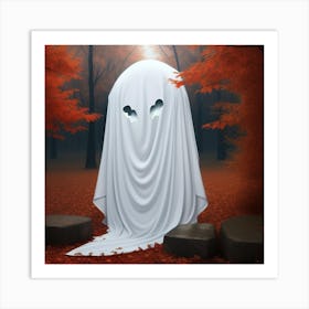 Ghost In The Woods 17 Art Print