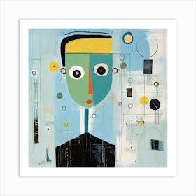 Abstract Man 2 Art Print