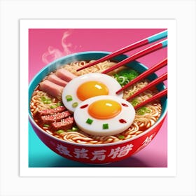 Asian Ramen Art Print