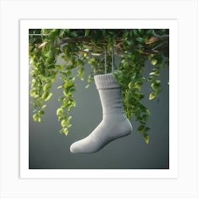 Sock Hanger Art Print
