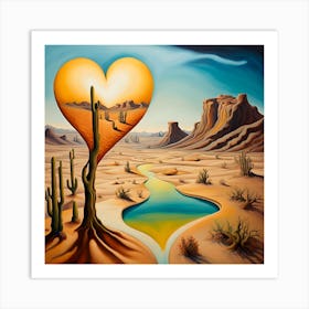 Heart Of The Desert Art Print