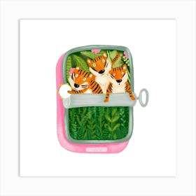 Tigers In A Tin Art Print