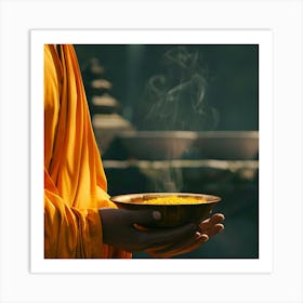 Buddhist Monk 2 Art Print