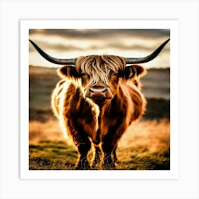 Highland Cow 3 Art Print