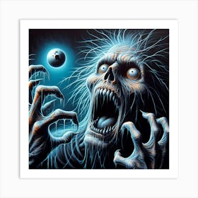 Scream Of The Devil Art Print