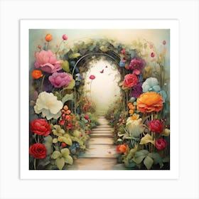 Garden Path 7 Art Print