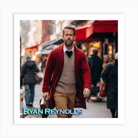 Ryan Reynolds Art Print