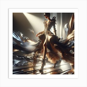 Futuristic Fashion Art Print