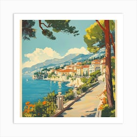 Côte D'Azur Art Art Print