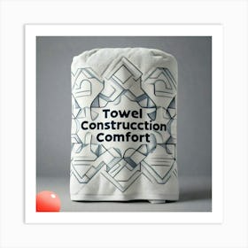 Towel design Construction comfort Art Print