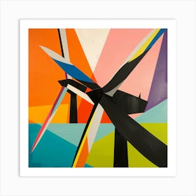 Wind Turbines Art Print