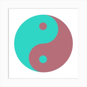 Yin Yang Symbol 37 Art Print