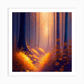 Fairytale Forest 4 Art Print