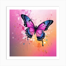 Butterfly Painting 147 Art Print