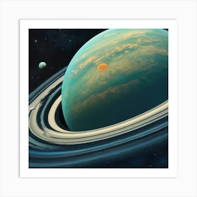 Saturn 8 Art Print