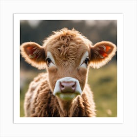 Cute Calf 1 Art Print