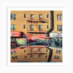 Brooklyn Graffiti Art Print