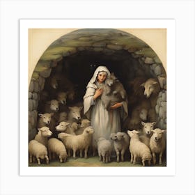 Shepherdess Art Print