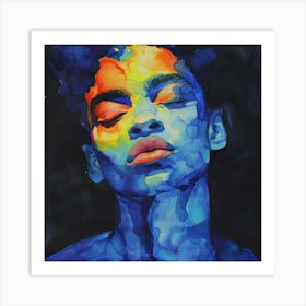 Rainbow Woman Art Print