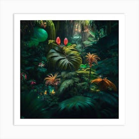 Tropical Jungle Art Print