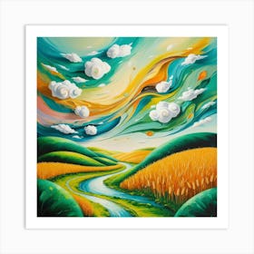 Clouds In The Sky 1 Art Print