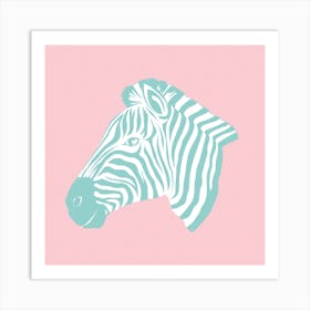 Sweet Zebra Art Print