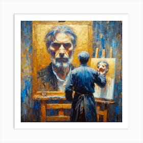 Portrait Of A Man Art Print