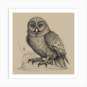 Barn Owl Art Print