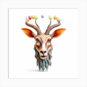 Antelope Head 1 Art Print