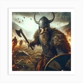 Viking Warrior Art Print