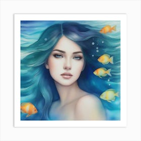 Mermaid 3 Art Print