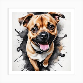 Dog Painting Art Print