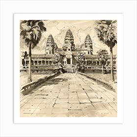 Angkor Wat 7 Art Print