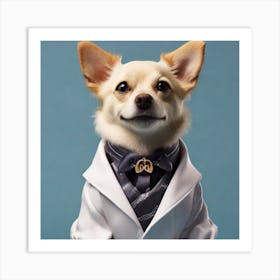 Doctor Dog Art Print