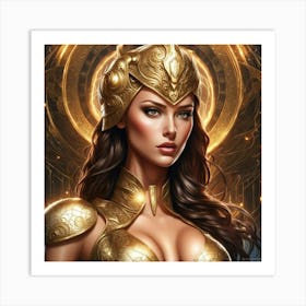 Golden Goddess 2 Art Print