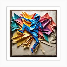 Origami Art 17 Art Print