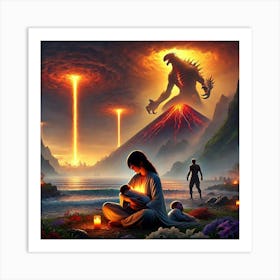 Children Of Flame And Fury Art Print