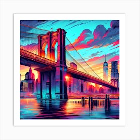 Brooklyn Bridge 2 Art Print