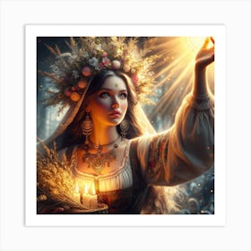 Shamanic Woman Art Print