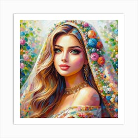 Beautiful Bride Art Print