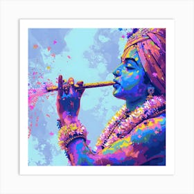 Lord Krishna 1 Art Print