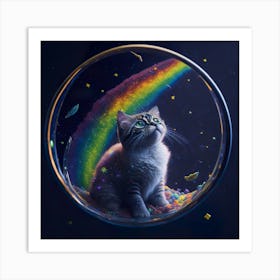 Cat Galaxy (33) Art Print