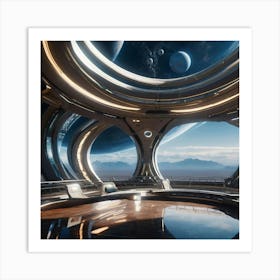 Futuristic Interior Art Print