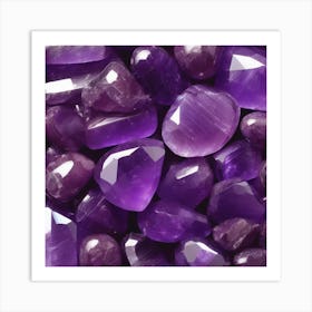 Purple Amethyst Art Print